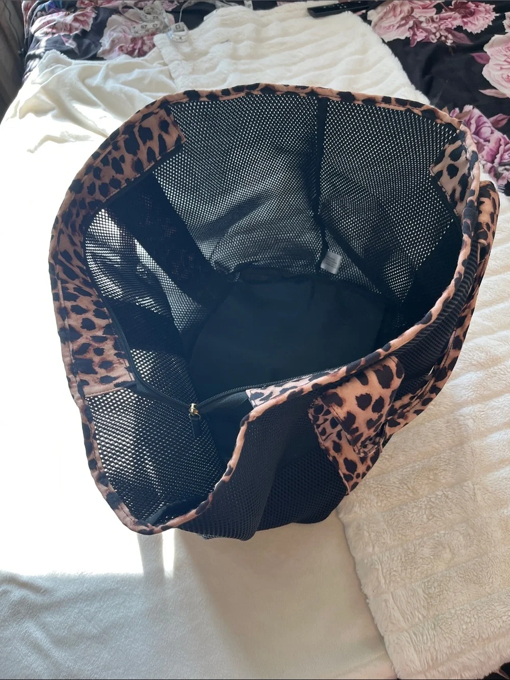 Victoria’s Secret beach bag- mesh/leopard print